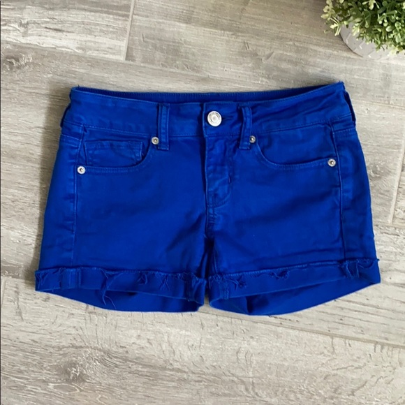 American Eagle Outfitters Pants - AE Stretch Blue Shorts, Size 2